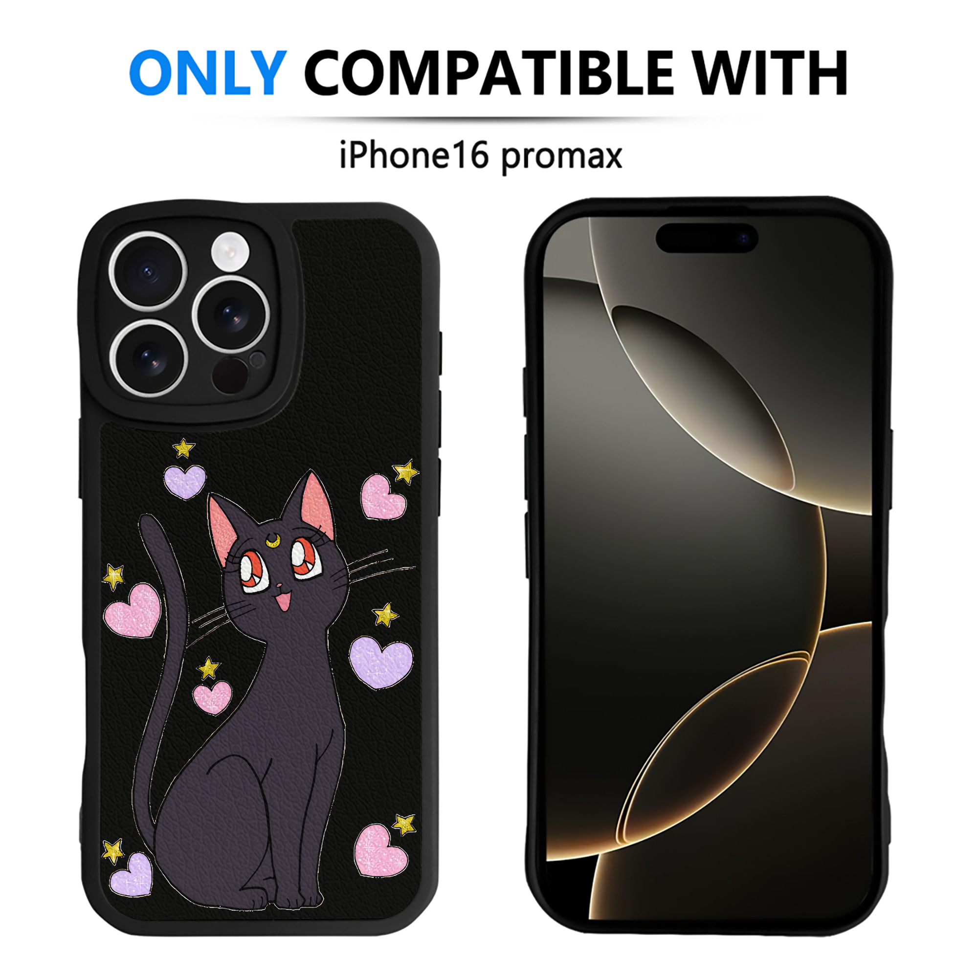 （画像用） 美少女戦士セーラームーン Sailor Moon 【iPhone 16シリーズ対応】シリコンスマホケース（レザー調） 材質：シリコン